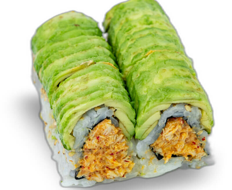 Green roll poulet mayo spicy